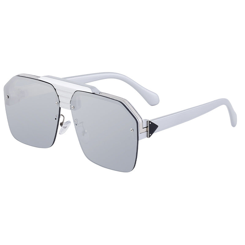 Wholesale Retro Punk Style Large Frame Sunglasses